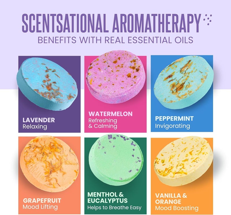Cleverfy Aromatherapy Shower Steamers Gift Set - Image 4